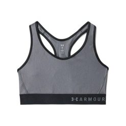 Under Armour Biustonosz uciskowy Mid Keyhole, Kobiety Bielizna damska i skarpetki Z. Szara biustonosze damskie termoaktywne Under Armour, bez wzorów. W wyprzedaży za 175,99 zł.