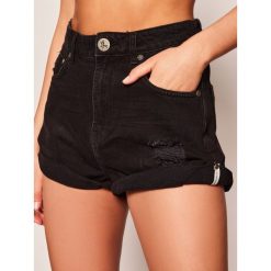 Szorty jeansowe One Teaspoon Bandits High Waist 22977. Czarne szorty damskie One Teaspoon, bez wzorów, z bawełny, z podwyższonym stanem. Za 429,00 zł.