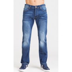 GRANATOWE JEANSY VENTURA GUESS. Niebieskie jeansy męskie Guess, m, z aplikacjami. Za 184,50 zł.