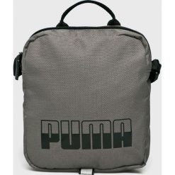 Puma - Saszetka. Szare saszetki damskie Puma, w paski, z poliesteru, bez dodatków. Za 69,90 zł.