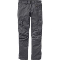 Bojówki męskie: Spodnie bojówki Loose Fit Straight bonprix antracytowy