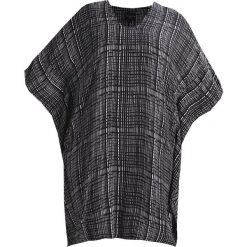 Tuniki damskie: Live Unlimited London MONO CROSS HATCH CHECK KAFTAN Tunika black