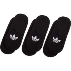 Zestaw 3 par stopek unisex adidas - No Show Sock 3P DW4132 Black/Black/Black. Czarne skarpetki damskie Adidas, bez wzorów, z elastanu. Za 54,95 zł.