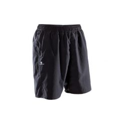 Spodenki fitness kardio FST 120 męskie. Czarne spodenki i szorty męskie marki DOMYOS, m, z poliesteru, na fitness i siłownię. Za 29,99 zł.