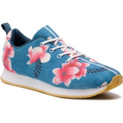 Sneakersy DESIGUAL - Classic Felt Hindi Dancer 19SUKF02 4133. Niebieskie półbuty damskie marki Desigual, z tworzywa sztucznego. Za 349,90 zł.