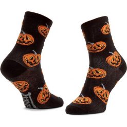 Skarpetki damskie: Skarpety Wysokie Damskie FREAK FEET – LPMK-BLO Czarny