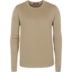 Swetry klasyczne męskie: Sweter w kolorze ciemnobeżowym