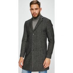 Premium by Jack&Jones - Płaszcz. Czarne płaszcze na zamek męskie Premium by Jack&Jones, l. W wyprzedaży za 399,90 zł.