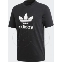 Koszulka adidas TREFOIL czarna CW0709. Czarne koszulki męskie Adidas, m, z bawełny, krótkie. Za 109,00 zł.