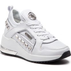 Sneakersy GUESS - FL5JUL FAB12 WHITE. Białe sneakersy damskie Guess, z materiału. Za 629,00 zł.