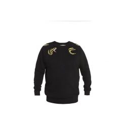 Bluza wąż złoty. Czarne bluzy dresowe męskie marki Małgorzata Salamon, m, z haftami. Za 249,00 zł.