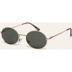 Vans - Okulary. Żółte okulary przeciwsłoneczne damskie Vans, owalne. W wyprzedaży za 69,90 zł.
