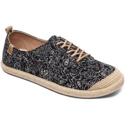 Roxy Damskie Trampki Flora Lace Up J Shoe Blk 39. Szare buty sportowe damskie Roxy, bez wzorów, z tkaniny, bez zapięcia. W wyprzedaży za 139,00 zł.