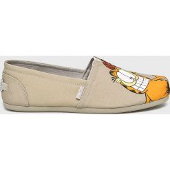 Skechers - Espadryle. Zielone espadryle damskie Skechers, bez wzorów, z gumy, bez obcasa, na obcasie. W wyprzedaży za 159,90 zł.