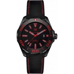 RABAT ZEGAREK TAG HEUER AQUARACER WAY208A.FC6381. Czerwone zegarki męskie TAG HEUER, ceramiczne. W wyprzedaży za 9230,00 zł.