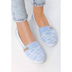 Niebieskie Tenisówki Oblige. Niebieskie trampki i tenisówki damskie Born2be, bez wzorów, z materiału, bez zapięcia. Za 39,99 zł.