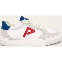Pepe Jeans - Buty dziecięce Adams Archive Boys. Białe trampki chłopięce Pepe Jeans, bez wzorów, z jeansu, sportowe, na sznurówki. Za 279,90 zł.