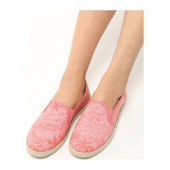 Espadryle damskie: Różowe Espadryle Palm Beach