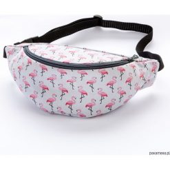 Flamingowa. Szare torebki klasyczne damskie Pakamera, w paski, z bawełny, bez dodatków. Za 79,00 zł.