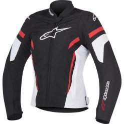 Kurtka tekstylia ALPINESTARS STELLA T-GP PLUS R V2 kolor biały/czarny/czerwony, rozmiar L. Czerwone kurtki sportowe damskie Alpinestars, l, bez wzorów, bez kaptura. Za 999,01 zł.