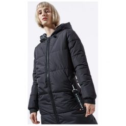 Confront Kurtka Zimowa Silvia Blk Jkt , czarny, rozmiar L. Czarne kurtki damskie Confront, na zimę, s, z aplikacjami, z materiału, bez kaptura. W wyprzedaży za 199,99 zł.