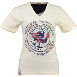 T-shirty damskie: Koszulka „Jashley” w kolorze żółtym