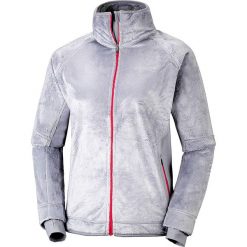 Kurtka polarowa "Pearl Plush" w kolorze jasnoszarym. Szare bluzy damskie Columbia, xl, bez wzorów, z materiału, klasyczne, bez kaptura. W wyprzedaży za 219,95 zł.