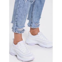 Białe Sneakersy Mudsliide. Białe sneakersy damskie Inny, z materiału. Za 89,99 zł.