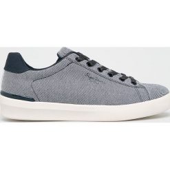 Pepe Jeans - Buty. Niebieskie sneakersy męskie Pepe Jeans, bez zapięcia. W wyprzedaży za 239,90 zł.