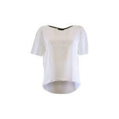 T-shirty z krótkim rękawem Trussardi 563110. Białe t-shirty damskie Trussardi, xs, bez wzorów, bez kołnierzyka. Za 339,52 zł.