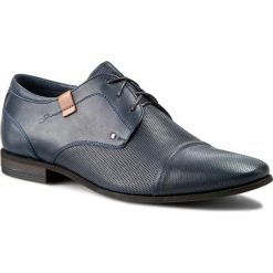 Buty wizytowe męskie: Półbuty PILPOL – C183 W777 Granatowy