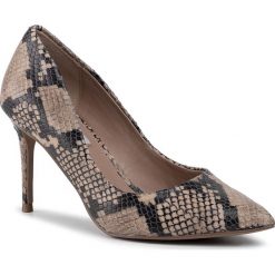 Szpilki STEVE MADDEN - Lillie SM11000532-03001-862 Tan Snake. Brązowe półbuty damskie Steve Madden, bez wzorów, ze skóry ekologicznej, bez obcasa, na obcasie, bez zapięcia. W wyprzedaży za 379,00 zł.