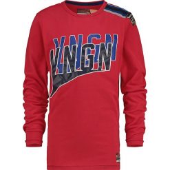 Koszulka "Jort" w kolorze czerwonym. Czerwone t-shirty chłopięce Vingino, z nadrukiem, z bawełny, z długim rękawem. W wyprzedaży za 72,95 zł.