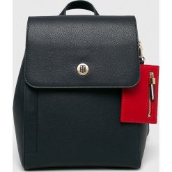 Tommy Hilfiger - Plecak. Niebieskie plecaki damskie TOMMY HILFIGER, bez wzorów, ze skóry ekologicznej, eleganckie. Za 769,90 zł.