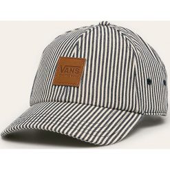Vans - Czapka. Niebieskie czapki damskie Vans, bez wzorów, z bawełny. Za 149,90 zł.