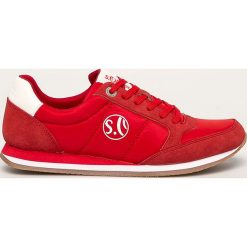 S. Oliver - Buty. Czerwone sneakersy damskie S.Oliver, ze skóry. Za 199,90 zł.