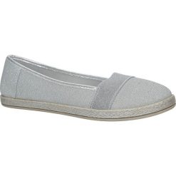 Srebrne tenisówki espadryle Casu Y6-19. Szare espadryle damskie marki Casu. Za 39,99 zł.