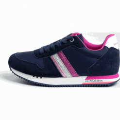 U.S. POLO ASSN. tenisówki damskie ALFEA1 39 ciemnoniebieskii. Buty sportowe damskie U.S. Polo Assn., bez wzorów, ze skóry, eleganckie, tenisowe. Za 389,00 zł.