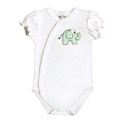 Nini Body Dziewczęce, Zawijane 50 Białe. Białe body niemowlęce Nini, bez wzorów, z bawełny, bez rękawów. Za 33,00 zł.