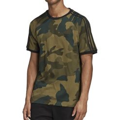 ADIDAS CAMOUFLAGE CALI T-SHIRT > FM3351. Koszulki męskie Adidas, xl, w paski, z bawełny, klasyczne, z okrągłym kołnierzem, z krótkim rękawem, krótkie. Za 129,99 zł.