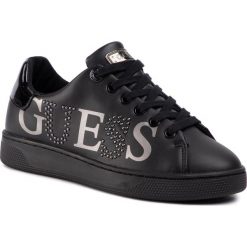 Sneakersy GUESS - Riderr FL5RID ELE12 BLKBL. Czarne półbuty damskie Guess, ze skóry ekologicznej. W wyprzedaży za 339,00 zł.