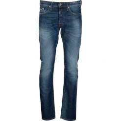 Dżinsy "Waitom" - Regular fit - w kolorze granatowym. Niebieskie jeansy męskie Replay, m, w paski, klasyczne. W wyprzedaży za 258,95 zł.