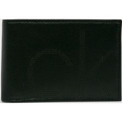 Calvin Klein - Portfel skórzany. Czarne portfele męskie Calvin Klein. Za 249,90 zł.