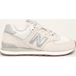 New Balance - Buty ML574SPS. Szare sneakersy męskie New Balance, ze skóry, na sznurówki. Za 349,90 zł.