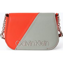 Calvin Klein - Damska torebka na ramię, pomarańczowy. Pomarańczowe torebki klasyczne damskie Calvin Klein, bez wzorów, na ramię, bez dodatków. Za 399,95 zł.