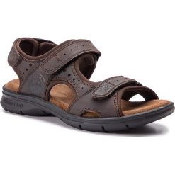 Sandały PANAMA JACK - Salton Basics C1 Napa Grass Marron/Brown. Pomarańczowe klapki męskie marki Panama Jack, bez wzorów, ze skóry. Za 469,00 zł.