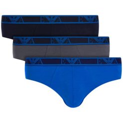 Komplet 3 par slipów Emporio Armani Underwear 111734 0P715 66635. Slipy męskie Emporio Armani Underwear, s, bez wzorów. W wyprzedaży za 139,00 zł.