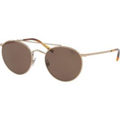 Polo Ralph Lauren - Okulary PH3114. Szare okulary przeciwsłoneczne damskie marki Polo Ralph Lauren, okrągłe. W wyprzedaży za 499,90 zł.