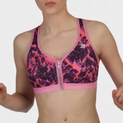 Biustonosze sportowe: Biustonosz sportowy bez fiszbin ACTIVE ZIPPED PLUNGE