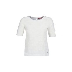 T-shirty z krótkim rękawem S.Oliver FEDETTE. Białe t-shirty damskie S.Oliver, s, bez wzorów, bez kołnierzyka. W wyprzedaży za 127,20 zł.